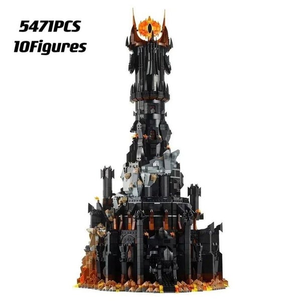 5471Pcs 2024 New 10333 Black Tower Dark Model Building Blocks Kit Bricks Crea... Carousel 2
