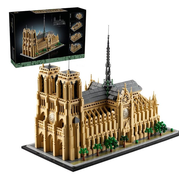 Notre-Dame de P Architectural Model Kit 21061 Collectible Building blocks Set... Carousel 2