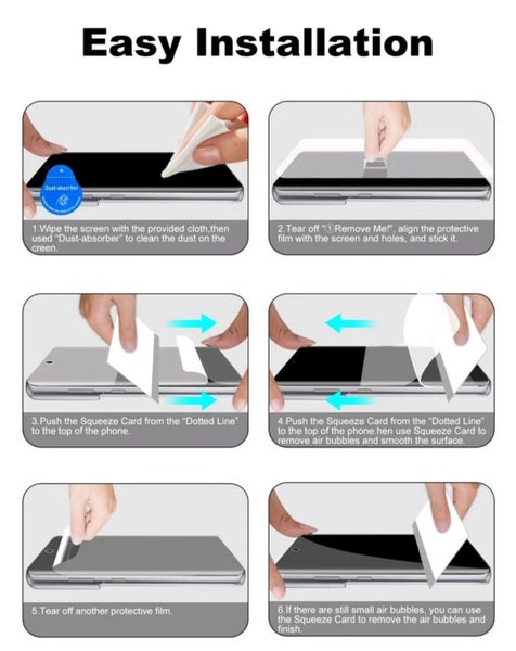 Samsung Galaxy S24+ Plus Screen Protector Hydrogel 2pcs Carousel 4