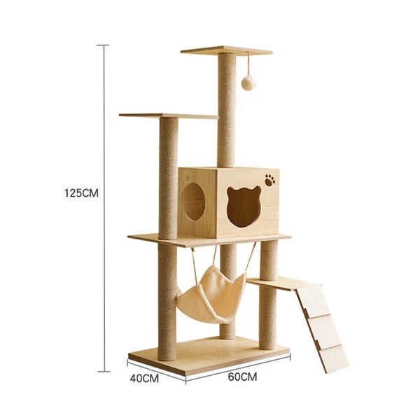 Large Kitten Cat Tree Cat Scratcher Cat Scratching Post Climbing Activity Centre Carousel 2