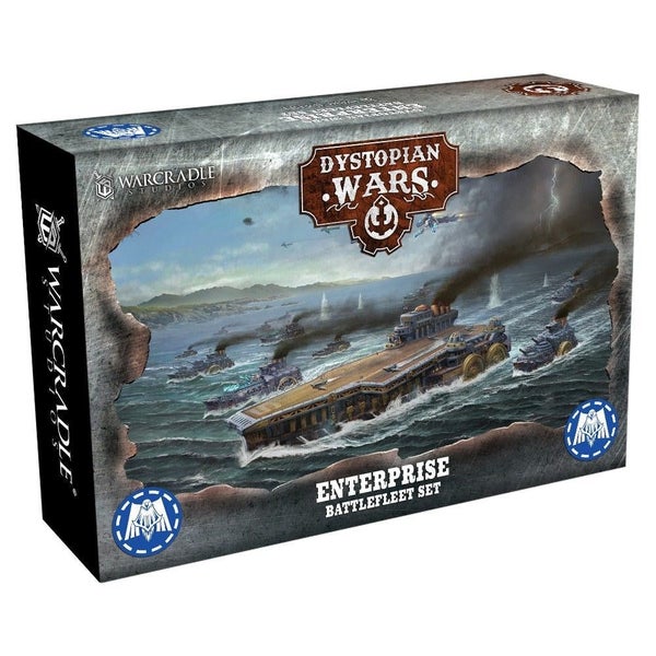 Warcradle DWA120005 Dystopian Wars: Enterprise Battlefleet Set Carousel 1