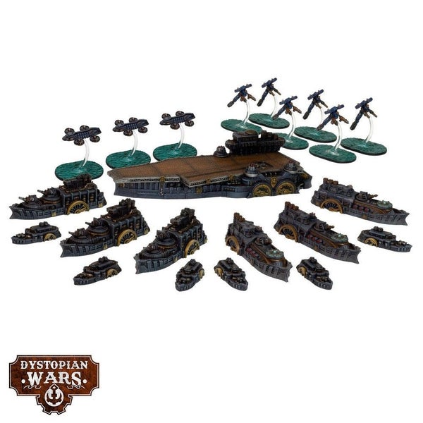 Warcradle DWA120005 Dystopian Wars: Enterprise Battlefleet Set Carousel 2