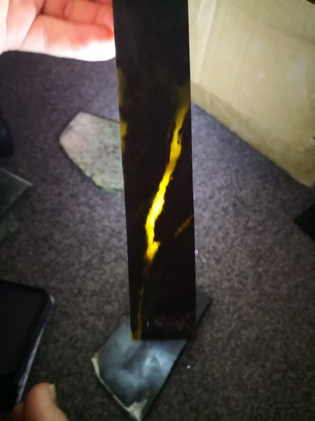 Pounamu greenstone translucent carving slab Carousel 1