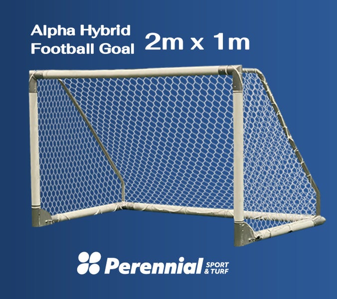 Alpha Hybrid uPVC Alu Football Goal - 2m x 1m, folds flat62863863188097111