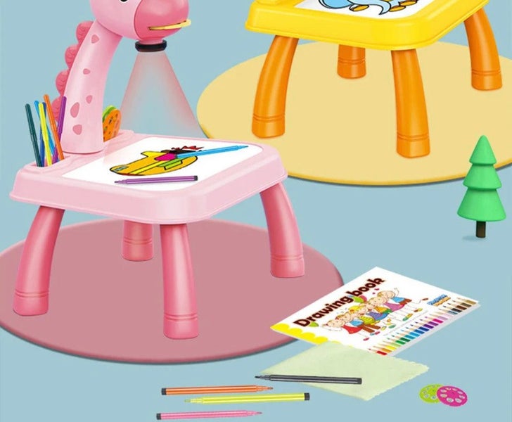 Lot10 Kids Projector Drawing Table Carousel 2