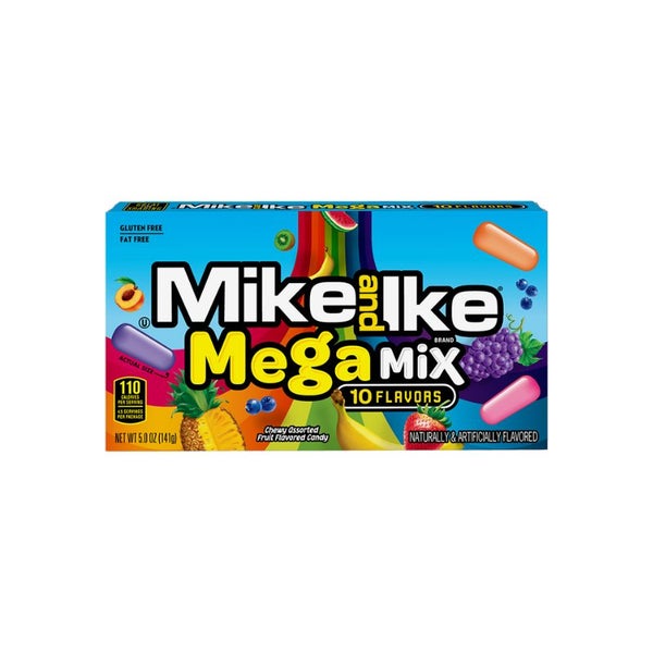 12 x Mike & Ike Mega Mix 120g Carousel 1