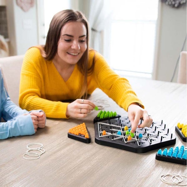 Funny Triggle Board Game Interactive Game Chain Triangle Chess Board Game Carousel 2