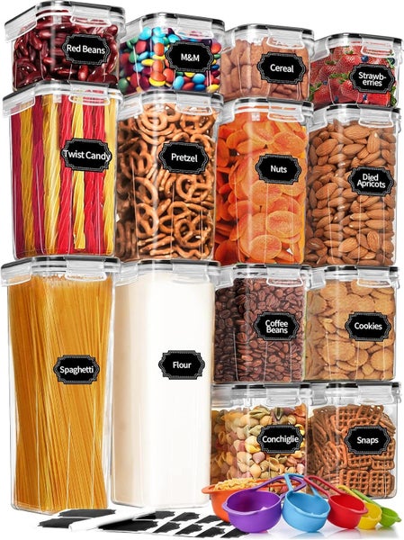 New 14PCS Flour and Sugar Canisters Storage Containers Afterpay Carousel 1