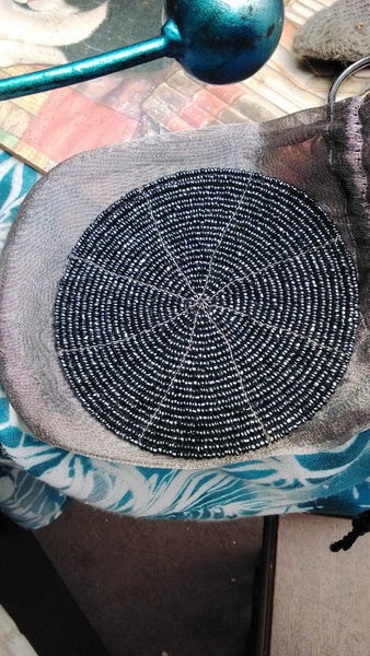 Unique beaded coaster set Carousel 1
