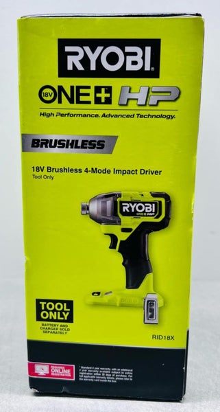 Ryobi 18V ONE+ HP Brushless 4 Mode Impact Driver - Tool Only Carousel 4