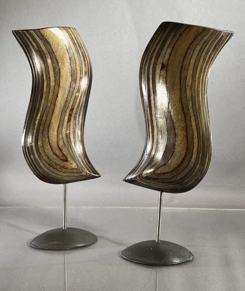 Pair of Contemporary Sculptures by Rick Borrie (USA) Carousel 1