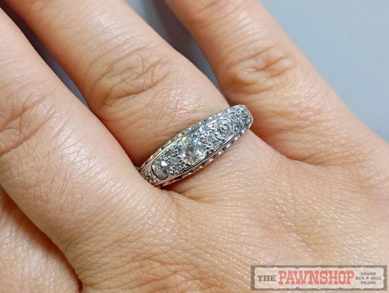 Old European Cut 1.00ct TDW Diamond Dress Ring in 18ct White Gold $9,000 Carousel 1