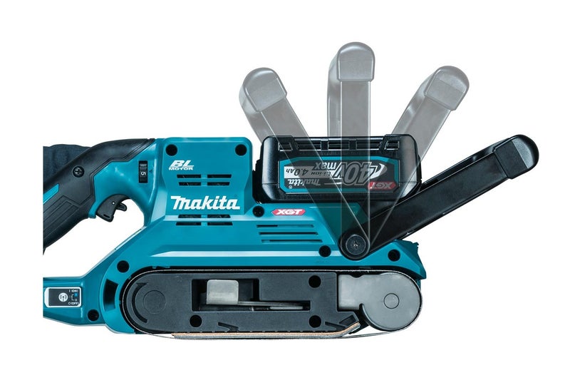 Makita 40V Max Brushless 76mm Belt Sander Skin Carousel 2