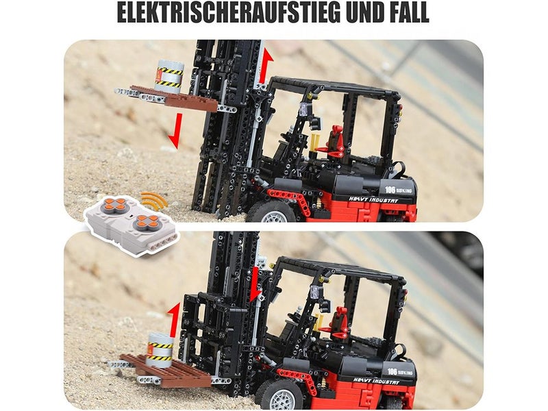 MOC Remote Control Heavy-Duty Shelf Lifted Truck Model Toy, Gift Toys for Kids Carousel 2