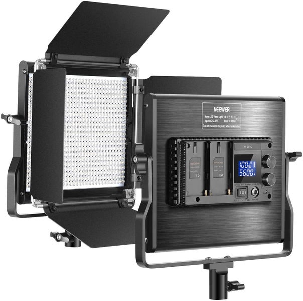 Neewer Upgraded 660 LED Video Light Dimmable Bi-Color LED Panel with LCD Screen Carousel 1