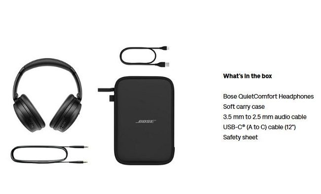 Bose QuietComfort SC Headphones Black + AFTERPAY Carousel 5