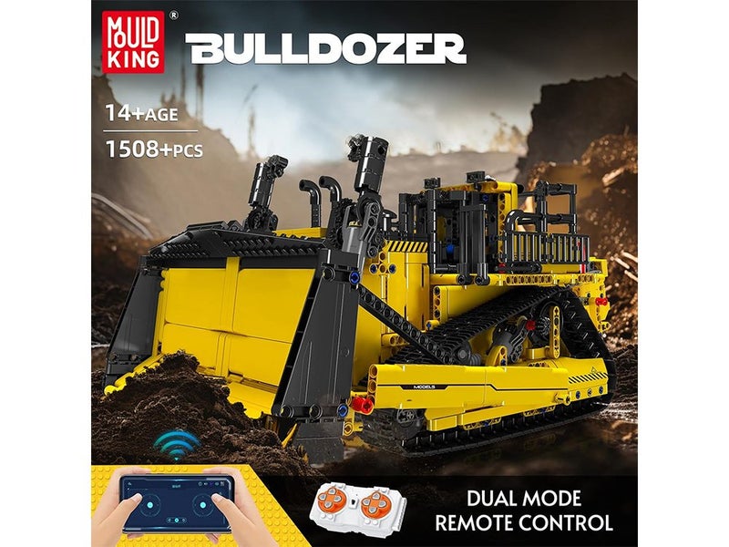 App-Controlled 2.4G RC Bulldozer Truck Construction Vehicle Toys with Engines Carousel 2