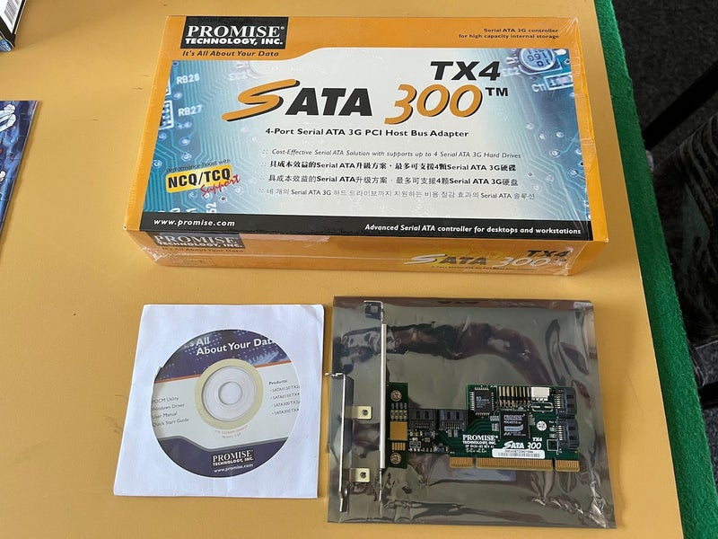 Promise Technology Serial ATA SATA300 TX4 4-Port Controller Card Carousel 1