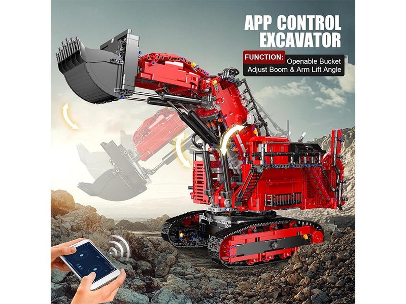 Heavy Duty Excavator Model, Engineering Vehicle Toy Gifts for Adults/Kids Carousel 2