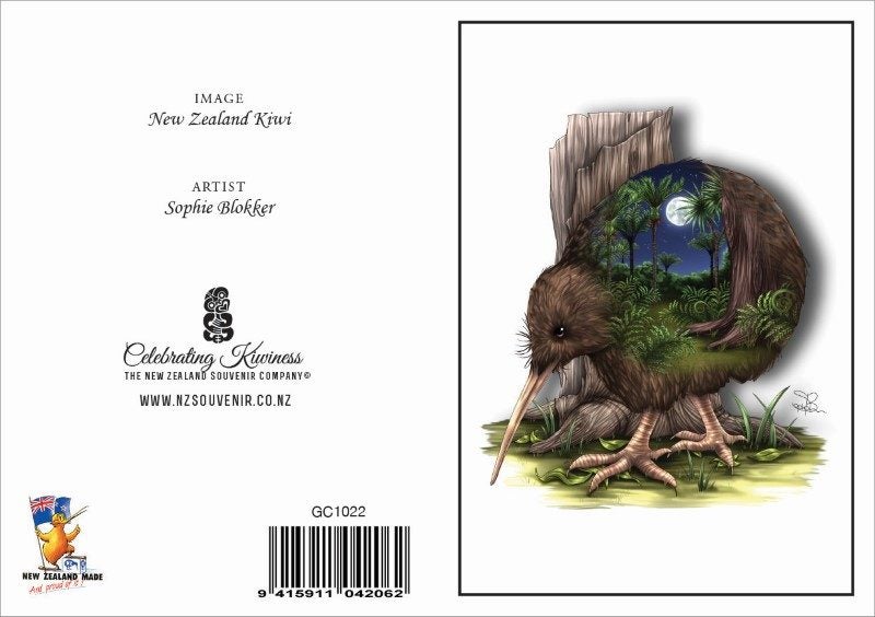 KIW - Sophie Blokker Greetings Card - Kiwi Carousel 1