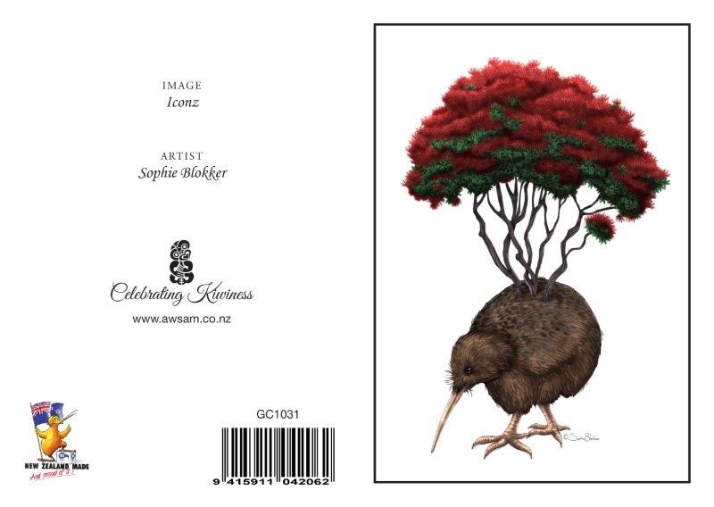 INZ - Sophie Blokker Greetings Card - Iconz Carousel 1