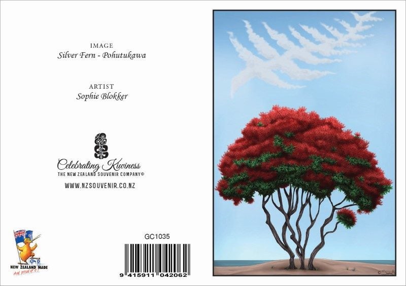 POH - Sophie Blokker Greetings Card - Pohutukawa Carousel 1