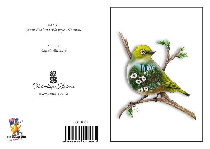 WAX - Sophie Blokker Greetings Card - Waxeye Carousel 1
