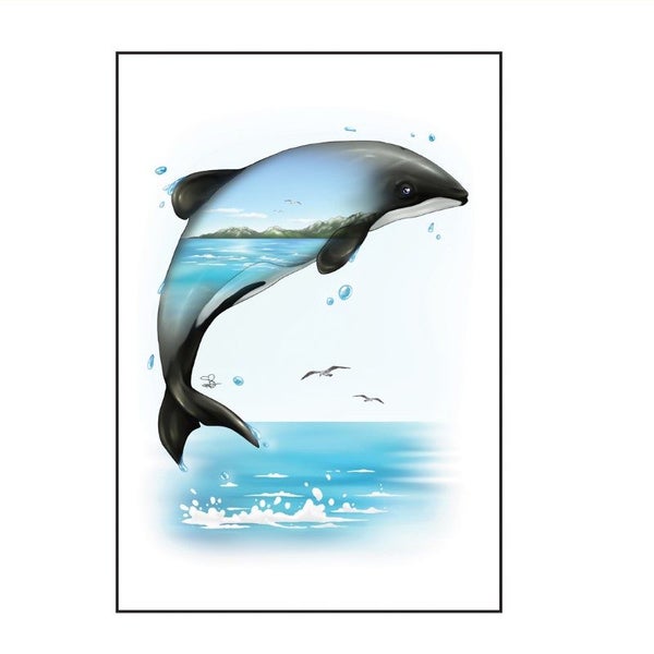 DOL - Sophie Blokker Greetings Card - Dolphin Carousel 1