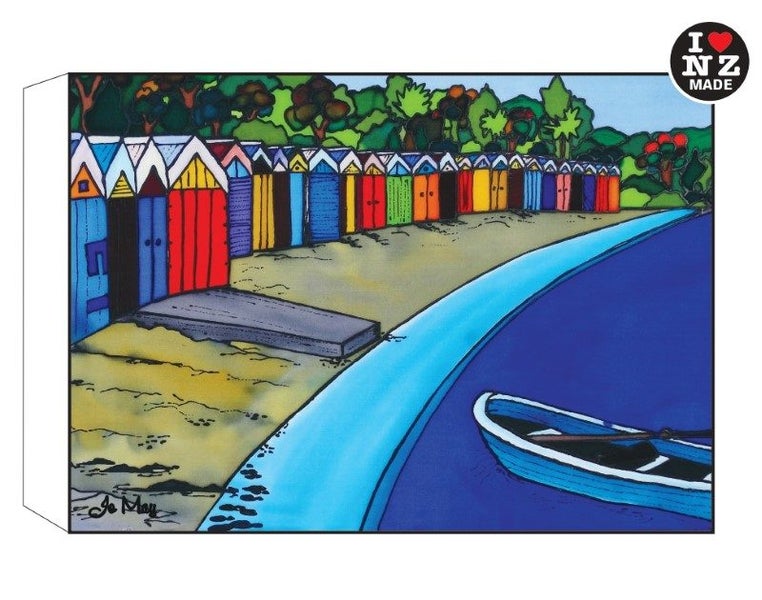 Jo May Rectangle 10 x 14 cm White Art Block - Boat Sheds Carousel 1