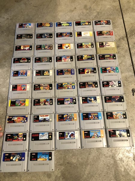 Super Nintendo SNES games Carousel 1