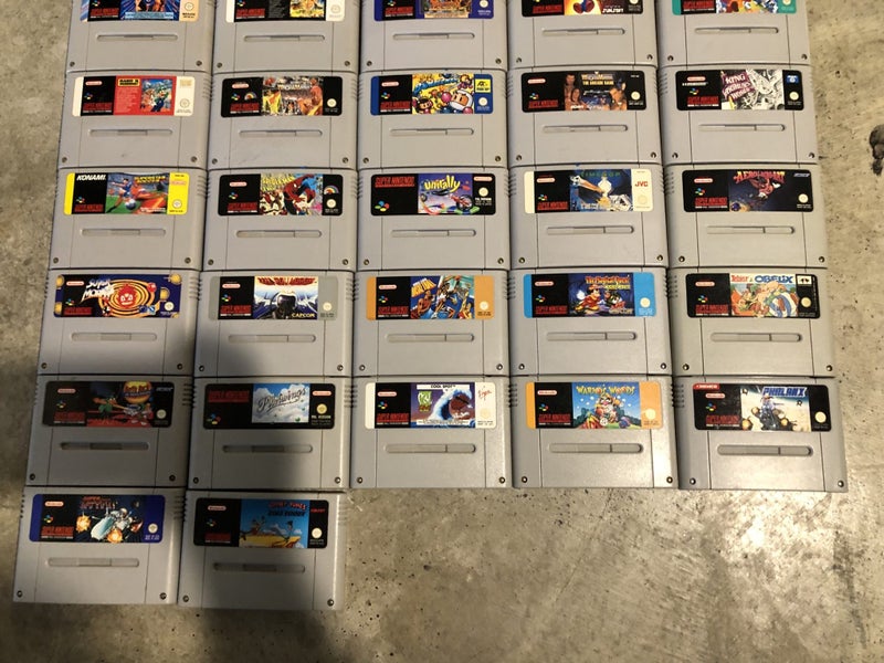 Super Nintendo SNES games Carousel 3