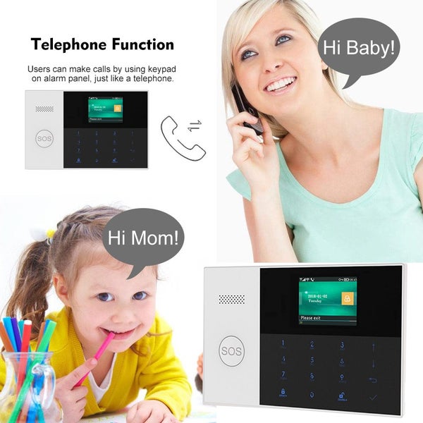 Wi-Fi & GSM Alarm System wireless & wired zones _ Wi-Fi Security Alarm System Carousel 2