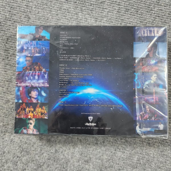 Blue Planet J Soul Brothers Live Tour 2015 Music DVD Box Set Japan : BidBud