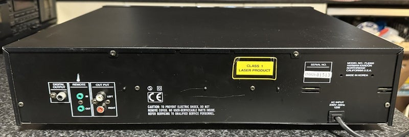 5 Disk CD Player Harman/Kardon FL8300 Carousel 3