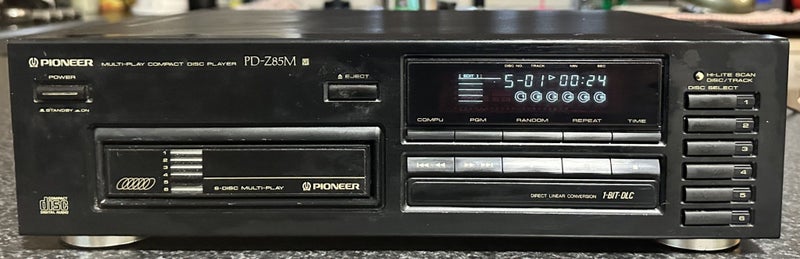 6 Disk CD Player Pioneer PD-Z85M Carousel 1