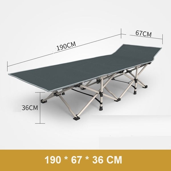 Foldable Portable Camping Stretcher / Bed 190X67X36CM Carousel 1