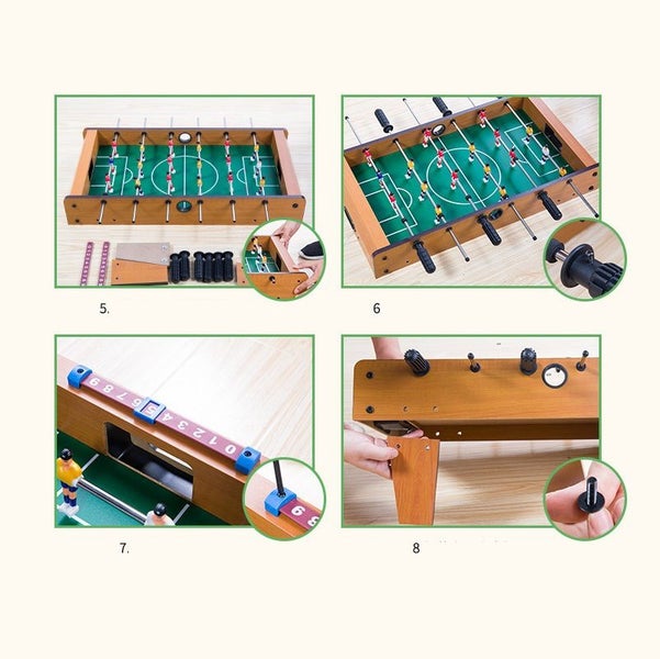 69cm Compact Football Table Game Foosball for Kids/ Families Indoor/Outdoor Fun Carousel 4