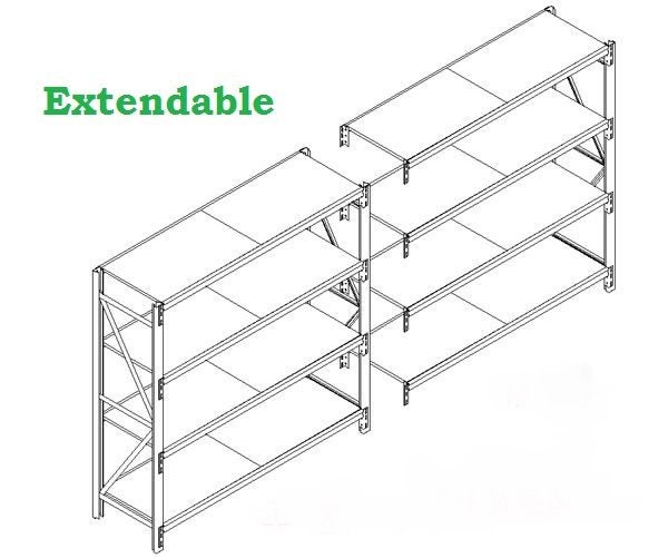 Shelf 1.5m(L)x0.6m(W)x1.5m extra wide 800kg capacity free delivery in CHCH Carousel 2