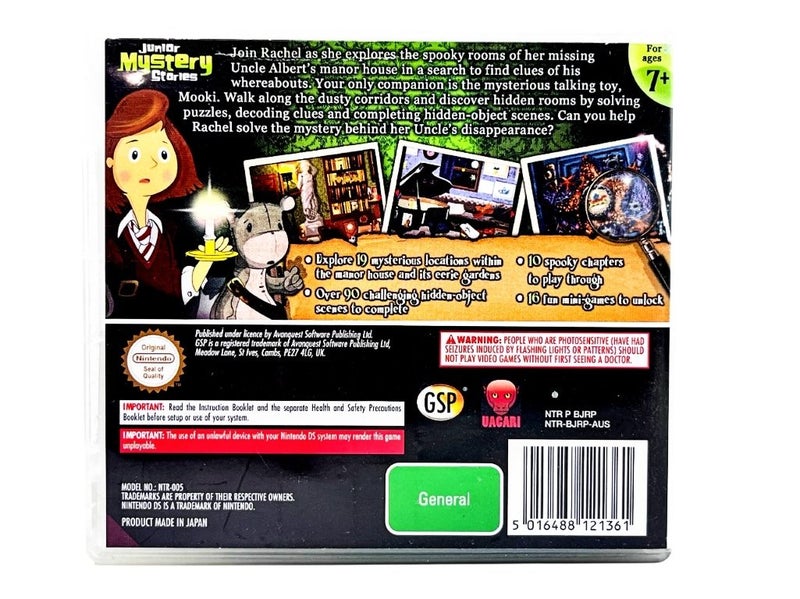 Junior Mystery Stories (DS) *MINT COMPLETE* Carousel 2