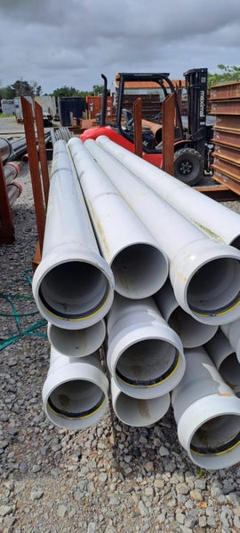 Pipe PVC Plastic Culvert - 250mm OD x 9mm Wall x 6170mm long Carousel 2