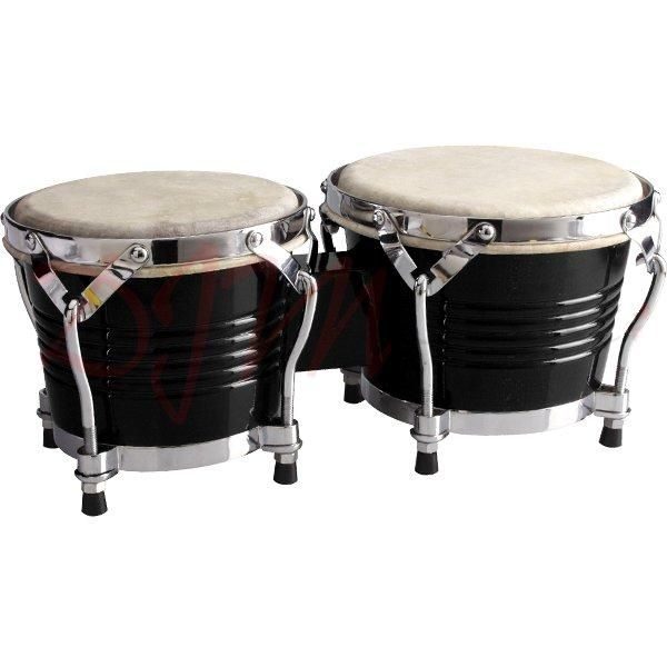 Stagg Wood Bongo 7.5" + 6.5" Black Carousel 1