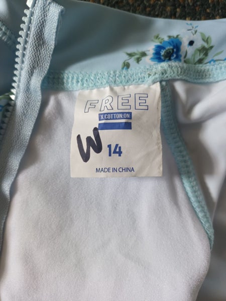 Sz 14 Yrs Cotton On Oasis Long Sleeve Swimsuit Carousel 5