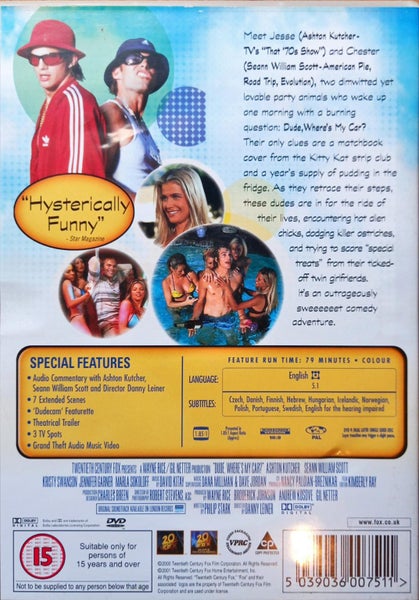 Dude, Where's My Car? (Region 2 Version)64536285921795111