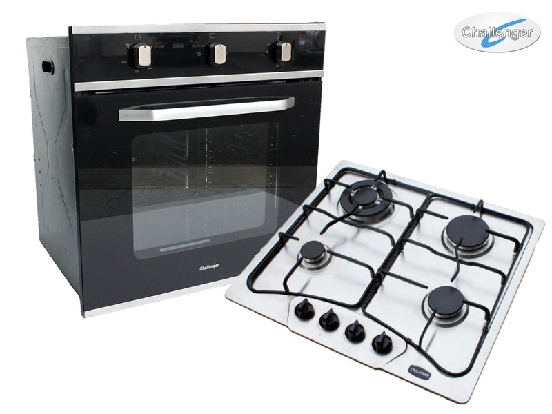 Challenger Wall Oven and Hob COMBO SALE - Was $2045.83 gst incl. Now $1749 incl. Carousel 1
