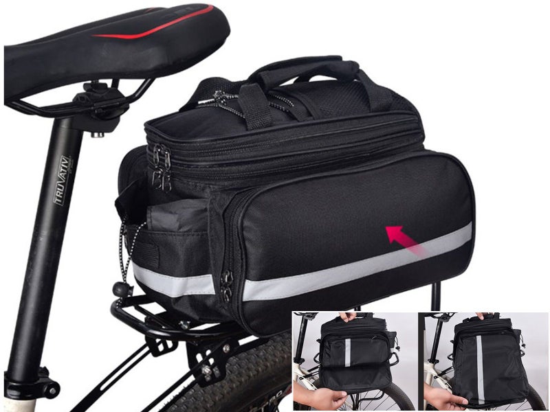 Bike Pannier Bag Bike Rear Rack Saddle Bag Carousel 1