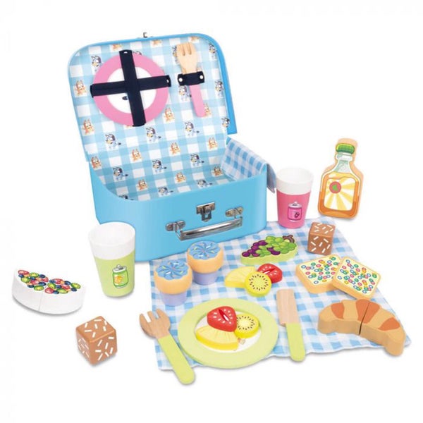 Bluey Wooden Picnic Set - 25cm Carousel 1