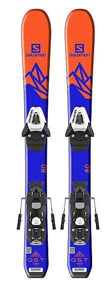 Salomon Quest Max XS Kids Ski + E C5 Binding Orange 80cm Carousel 1