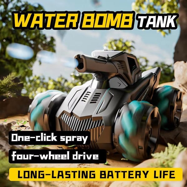 RC Car 4WD 2.4G Wireless Gesture Sensing RC Tank Water Bomb Spray Stunt Carousel 2