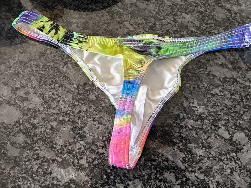 Lastest Mens Multi Coloured T Back Briefs in size M waist 80-84cms Carousel 2