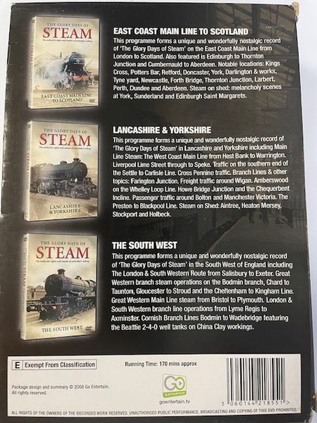 Glory days of British steam - 3 Disc Set Carousel 2